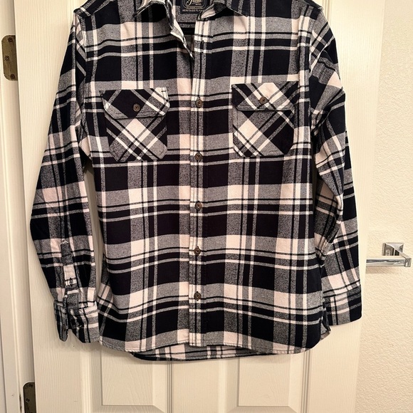 Jachs MFG Heritage Flannel Shirt - Black and White - Large - Picture 2 of 6